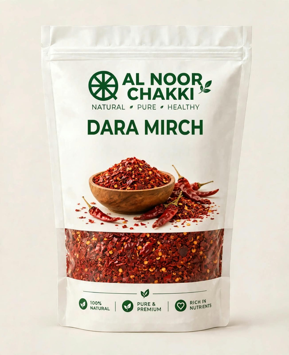 Crushed Red Chilli Dara Mirch-250g (کٹی ہوئی سرخ مرچ)